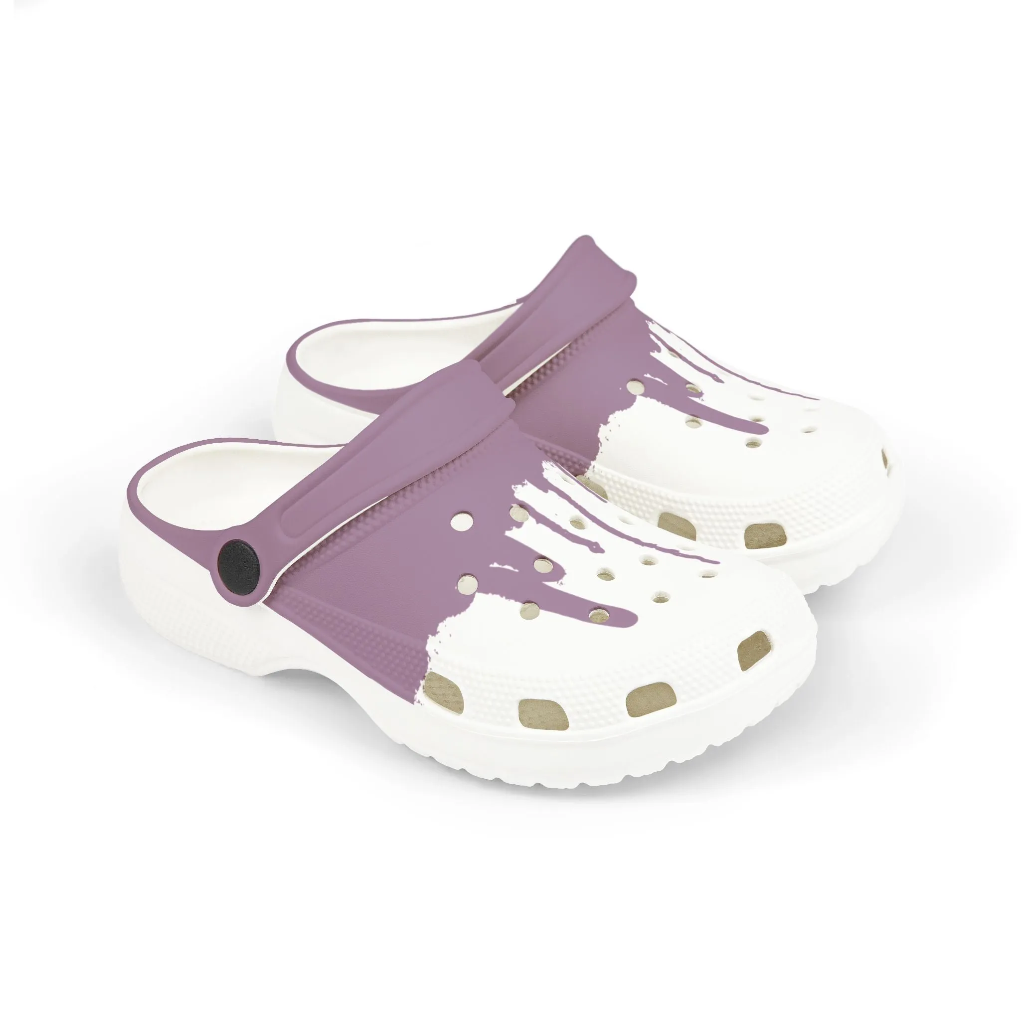 Melted Plum - Drip Series - Kids Foam Clogs