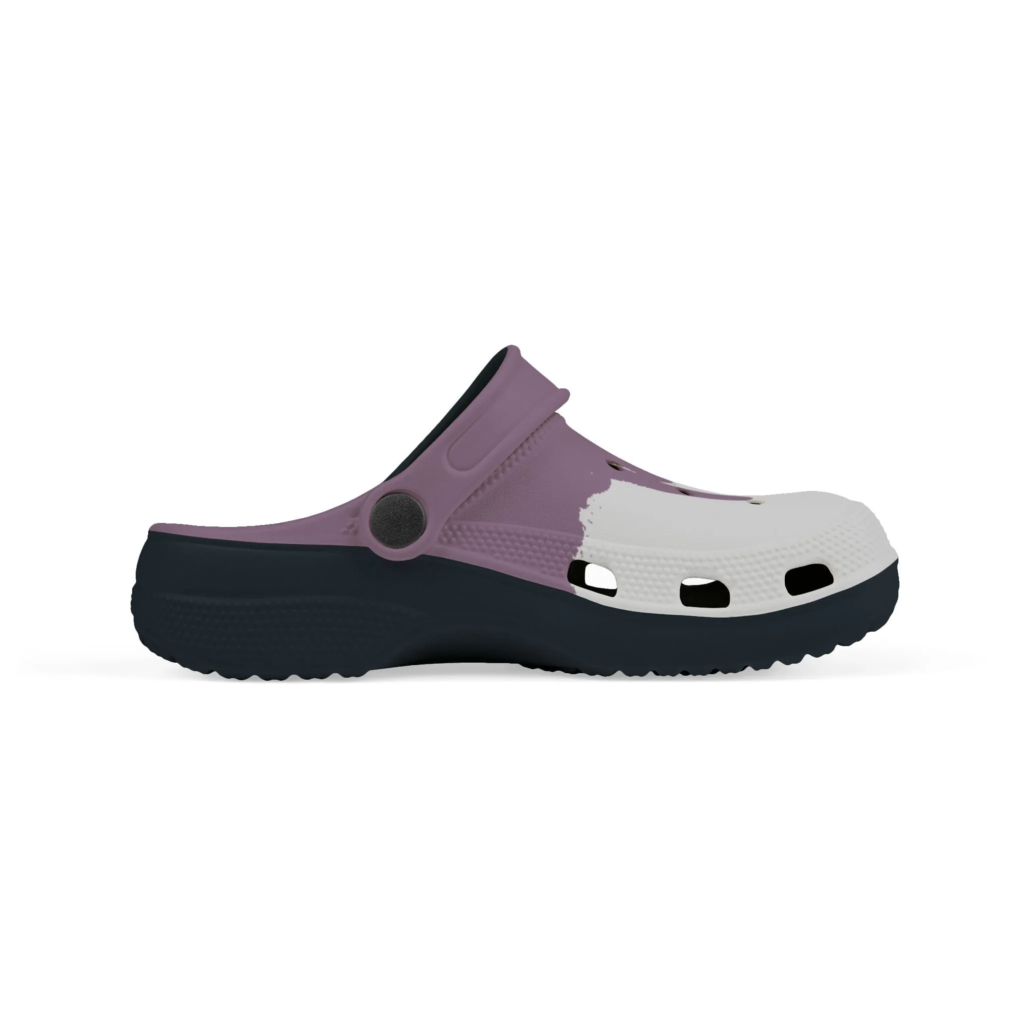 Melted Plum - Drip Series - Kids Foam Clogs