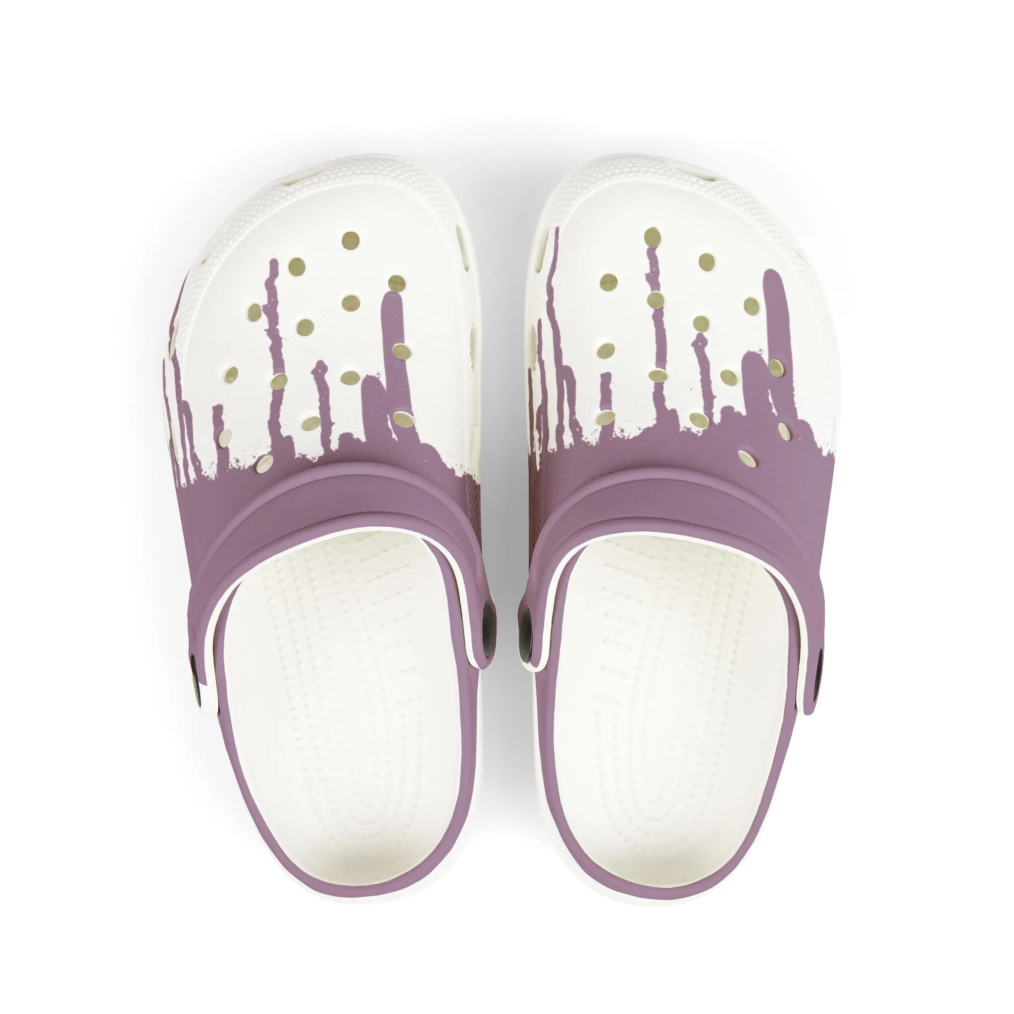 Melted Plum - Drip Series - Kids Foam Clogs