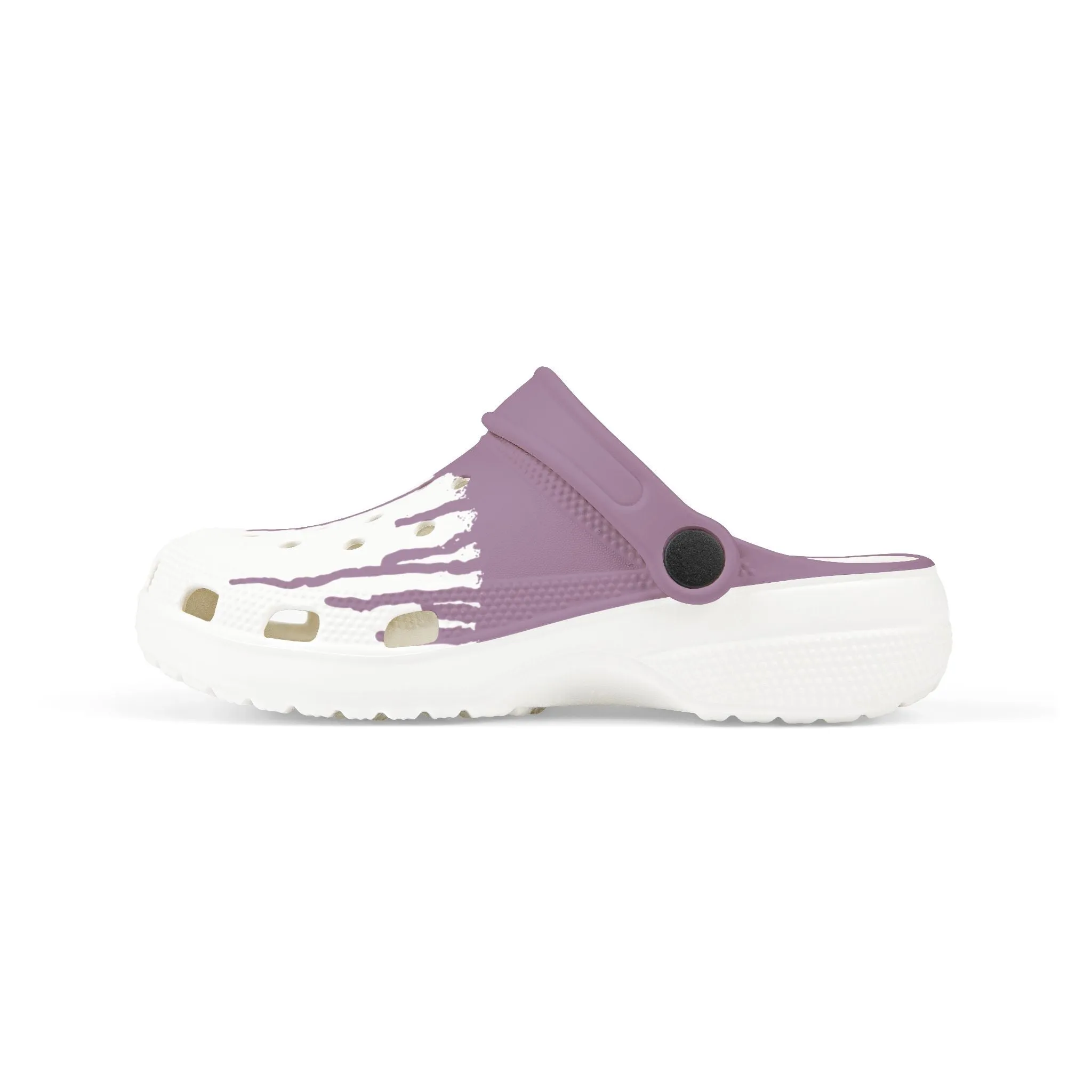 Melted Plum - Drip Series - Kids Foam Clogs