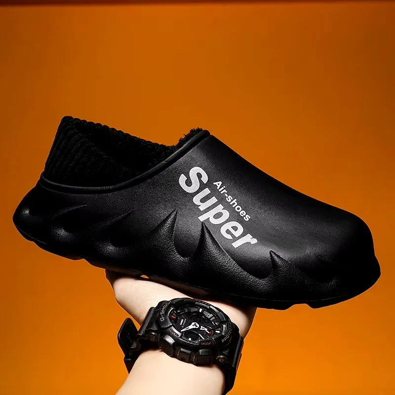 Men-Women Winter Warm Slippers & Waterproof Indoor/Outdoor House Shoes