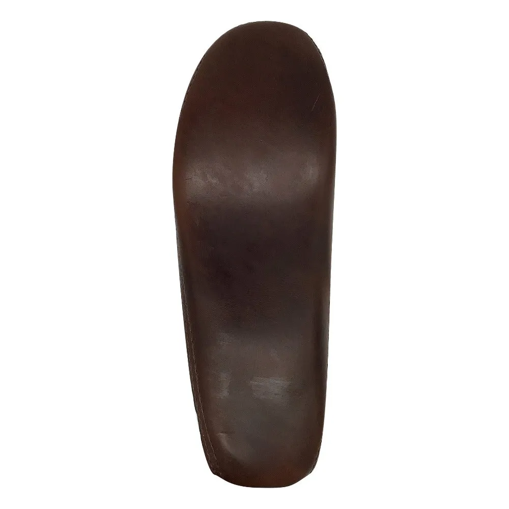 Men's Earthing Moccasins Moose Hide with Heavy Oil Tan Soles