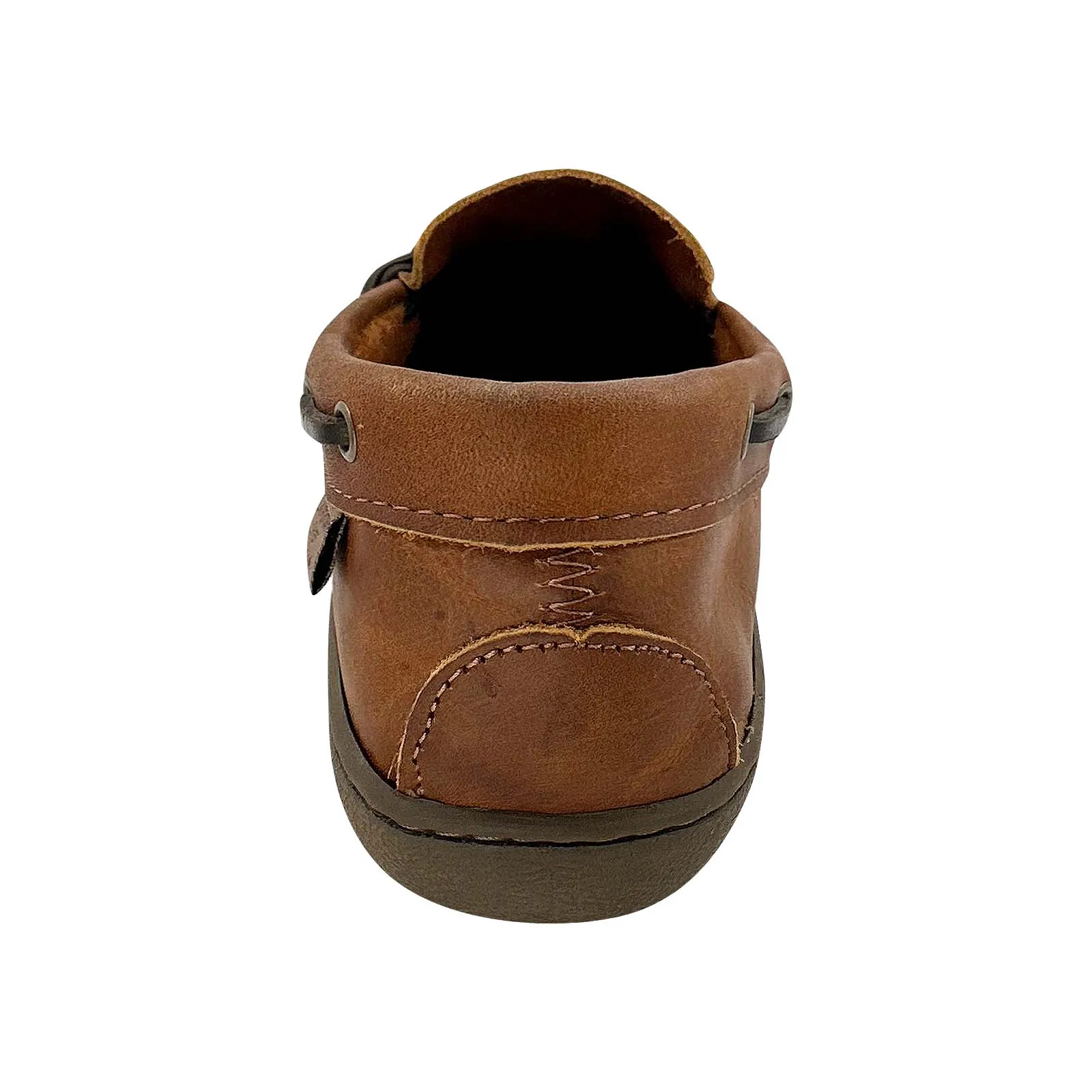 Men's Earthing Wide Leather Moccasin Shoes
