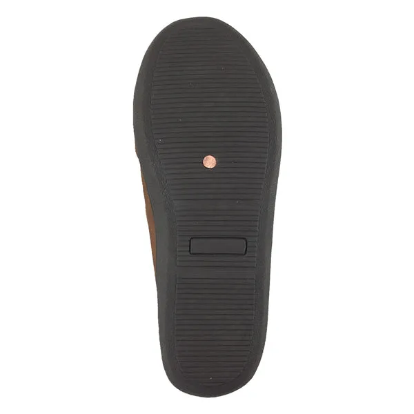 Men's Earthing Wide Leather Moccasin Shoes