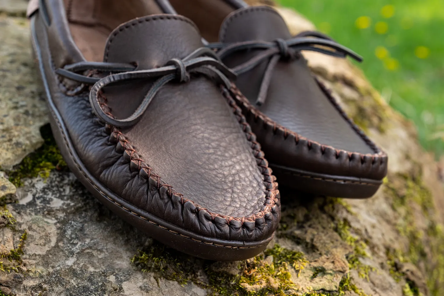 Men's Fudge Moose Hide Moccasin Shoes