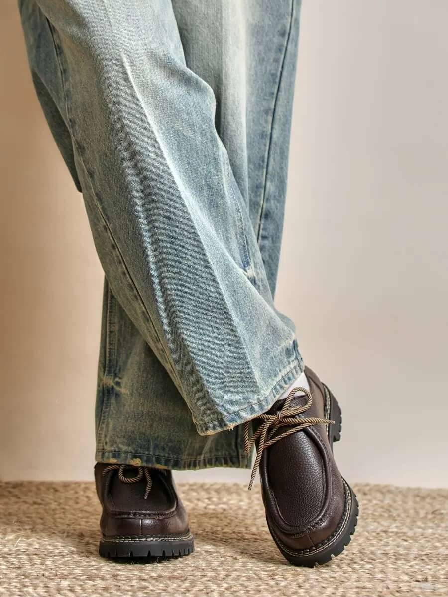 Men's Grain Moccasins