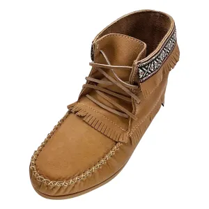 Men's Leather Moccasin Boots