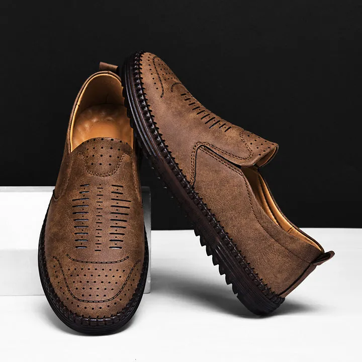 Men's Orthopaedic Slip-On Loafers – Arch Support & Anti-Slip