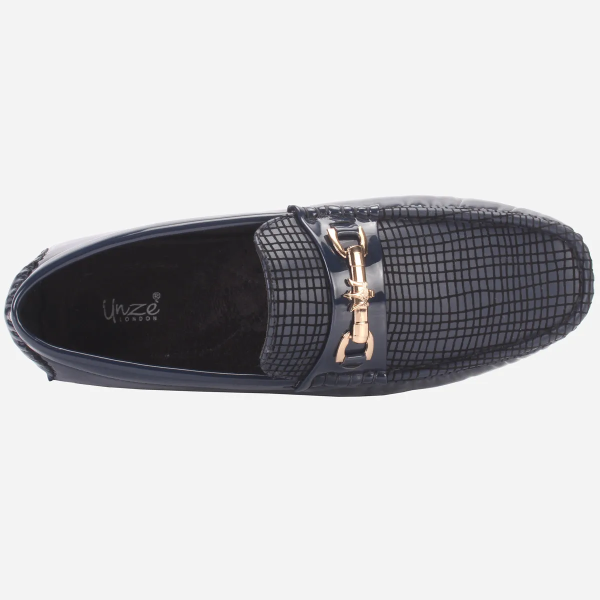 Men's "GAMMA" Textured Comfort Moccasins Shoes