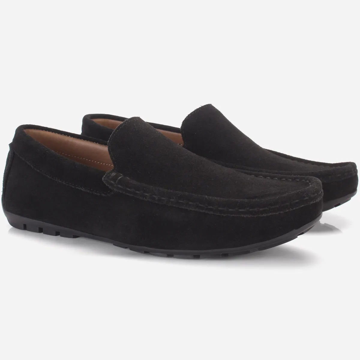 Mens "JAGUAR" Leather Winter Moccasins