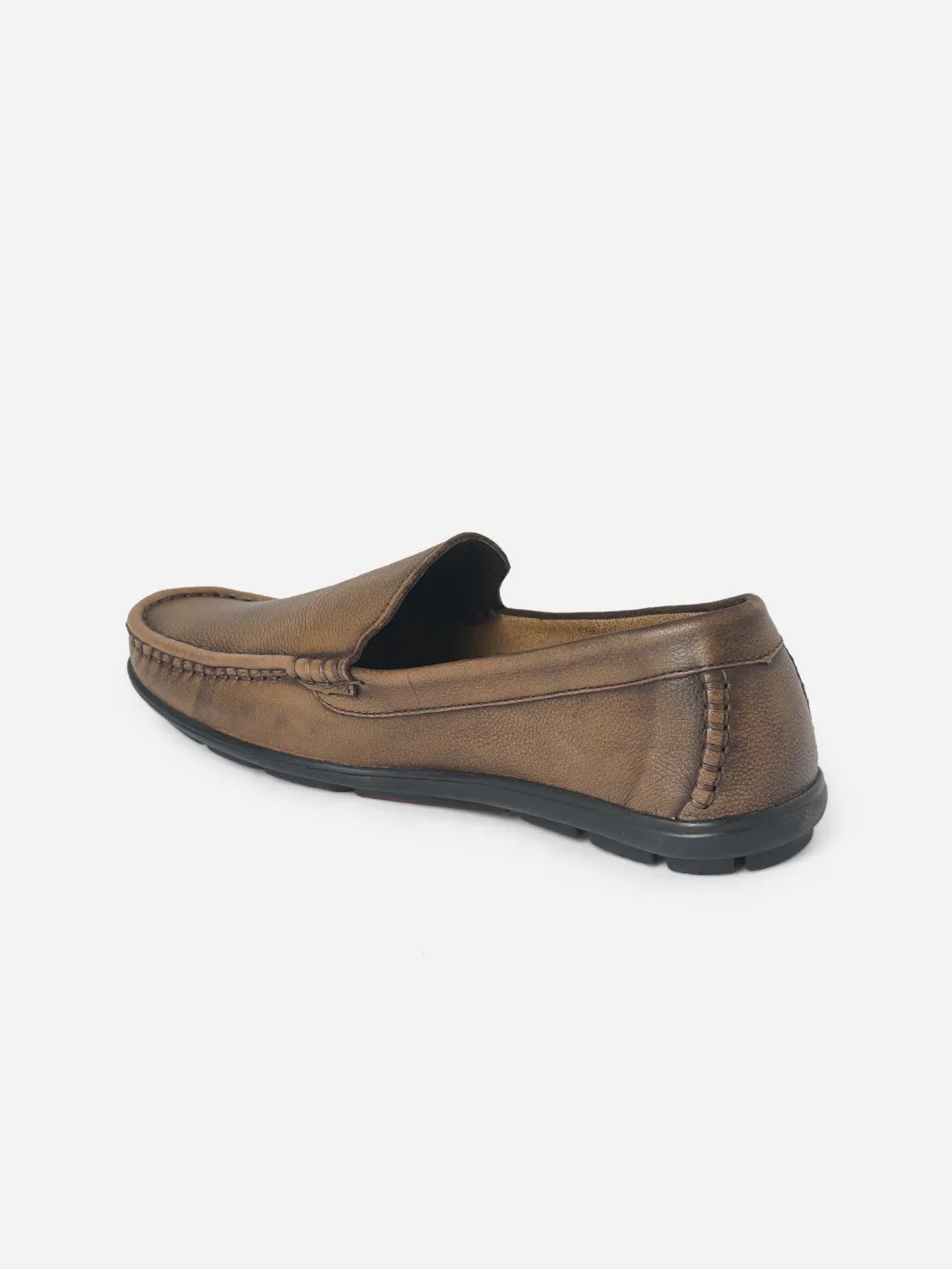 Men's Tan Moc Toe Comfort Fit Loafer (ID1064)