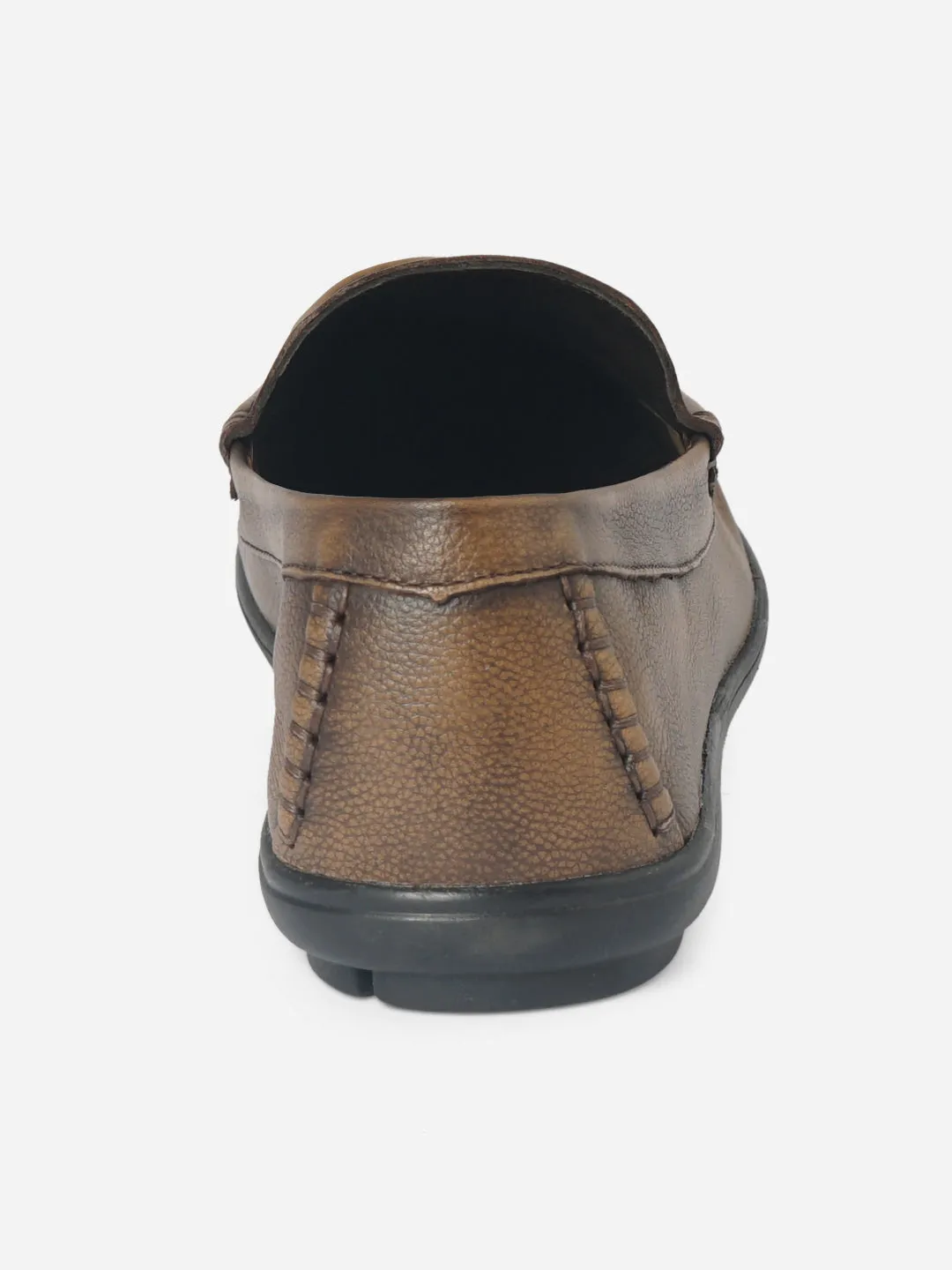 Men's Tan Moc Toe Comfort Fit Loafer (ID1064)