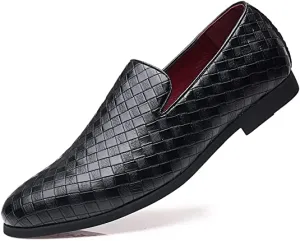 Men's Woven Smoking Loafers