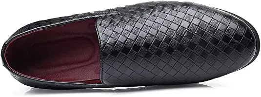 Men's Woven Smoking Loafers
