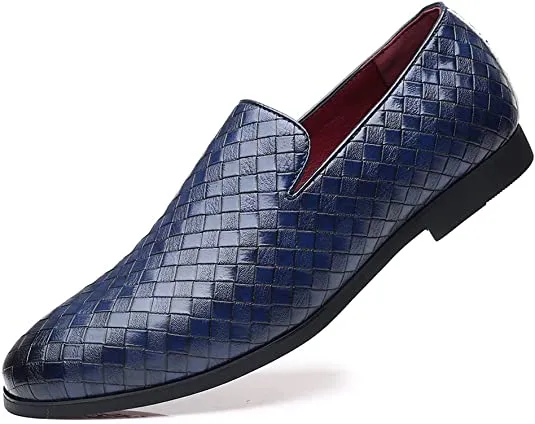 Men's Woven Smoking Loafers
