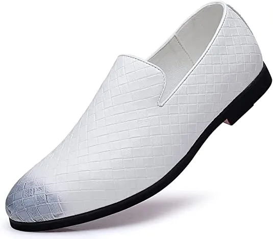 Men's Woven Smoking Loafers