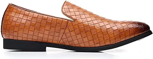 Men's Woven Smoking Loafers