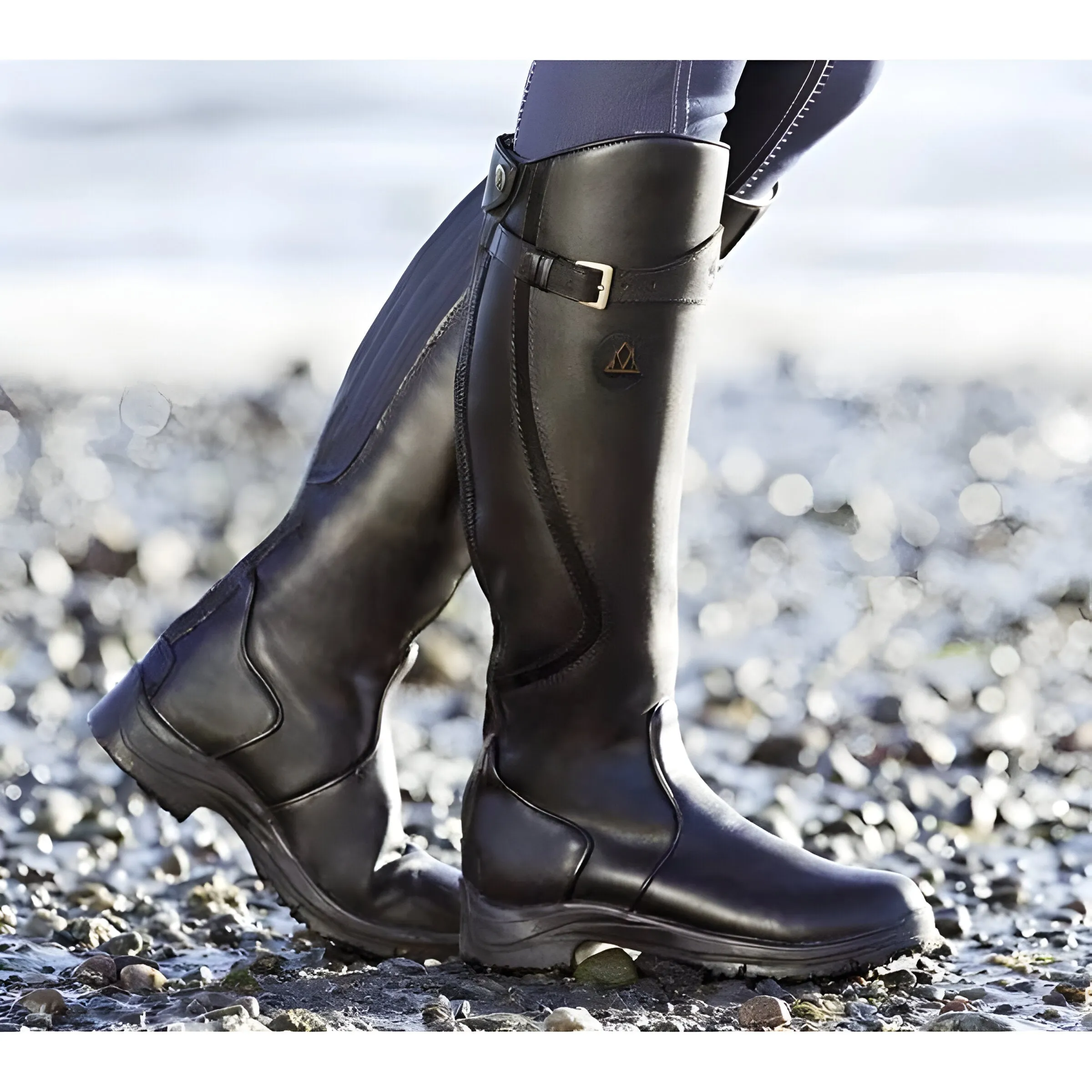 Miya | High-Knee Leather Boots