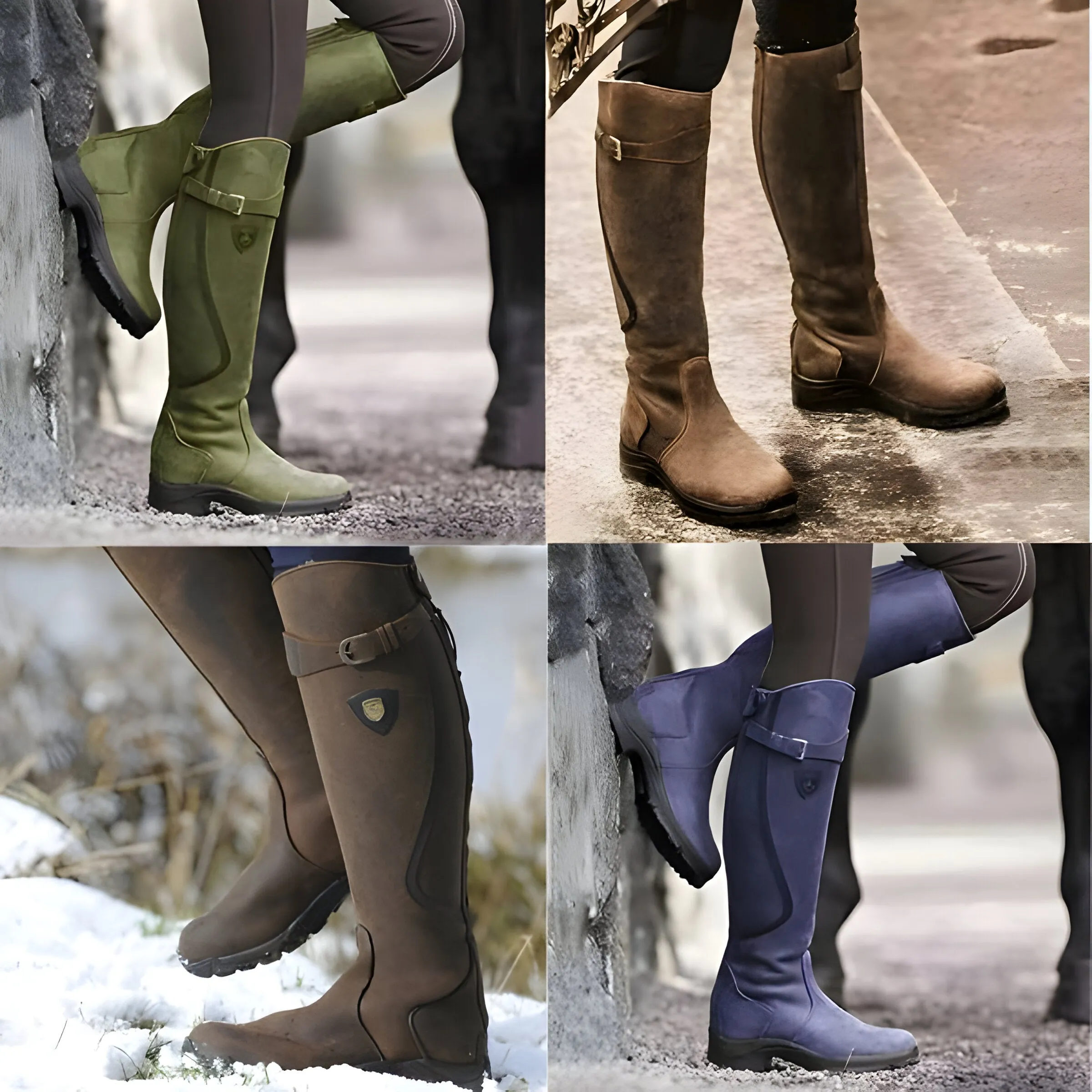 Miya | High-Knee Leather Boots