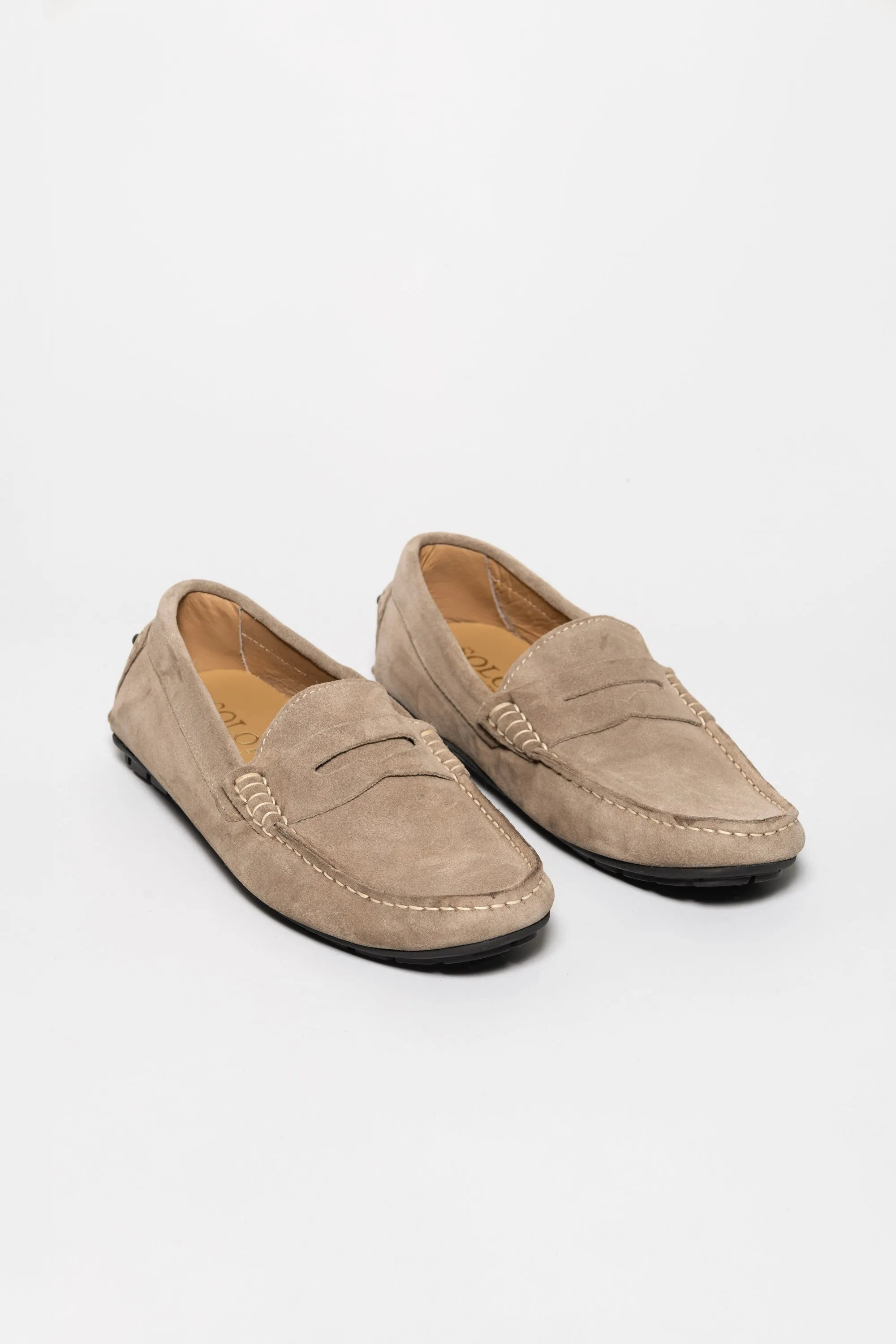 moccasin mask beige
