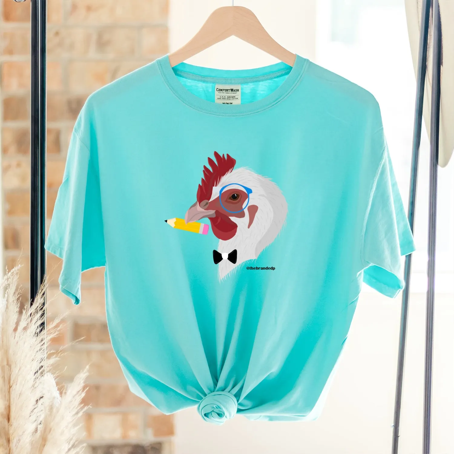 Nerdy Chicken ComfortWash/ComfortColor T-Shirt (S-4XL) - Multiple Colors!