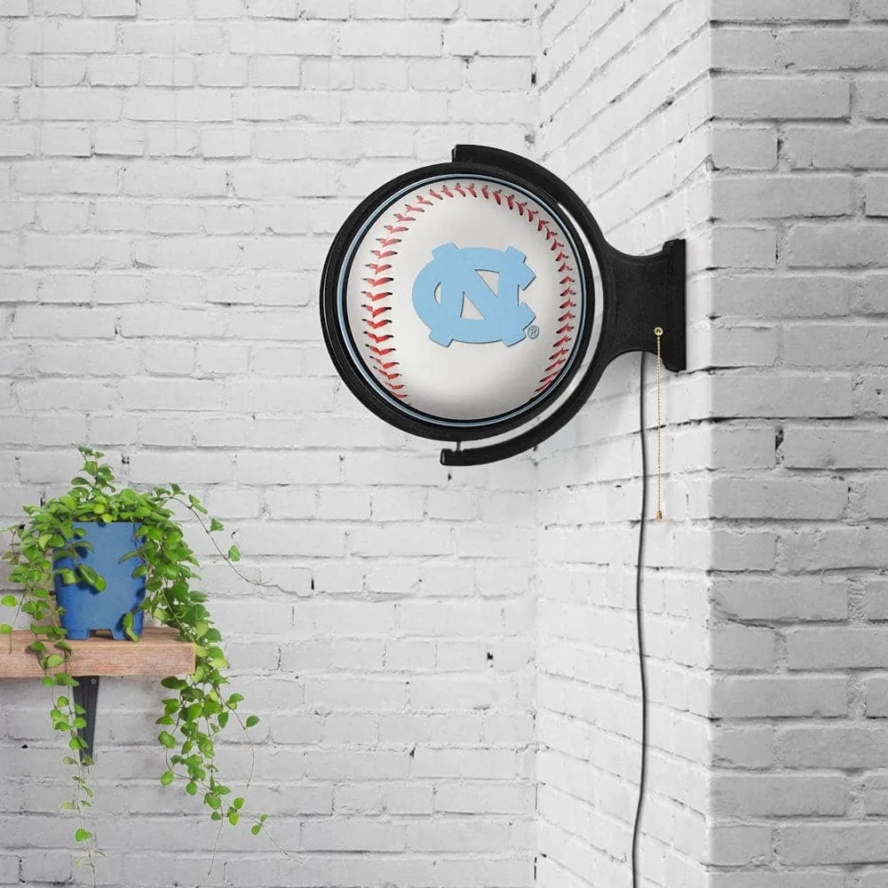 North Carolina Tar Heels: Baseball - Rotating Lighted Wall Sign
