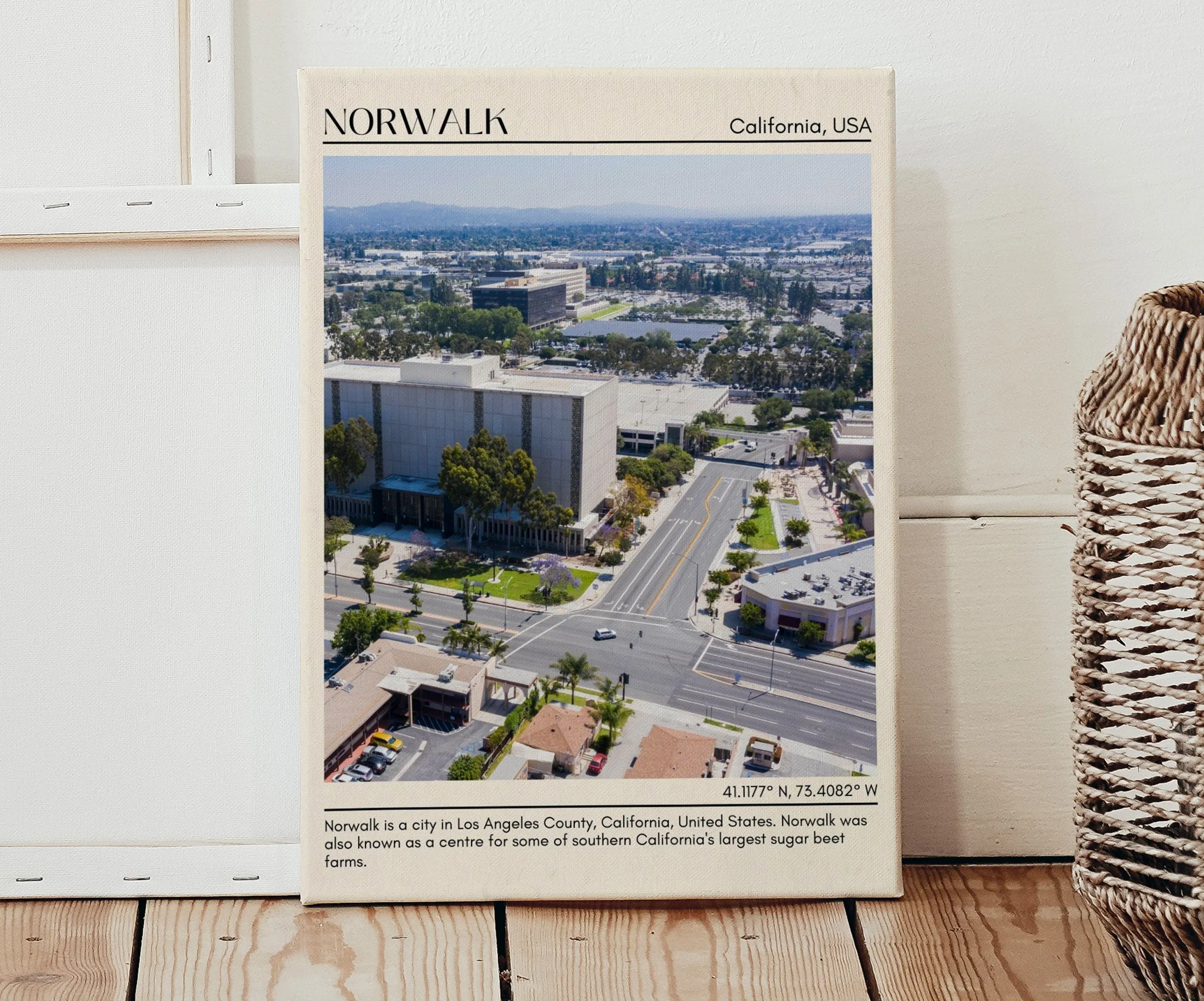 Norwalk Minimal Wall Art, California, USA