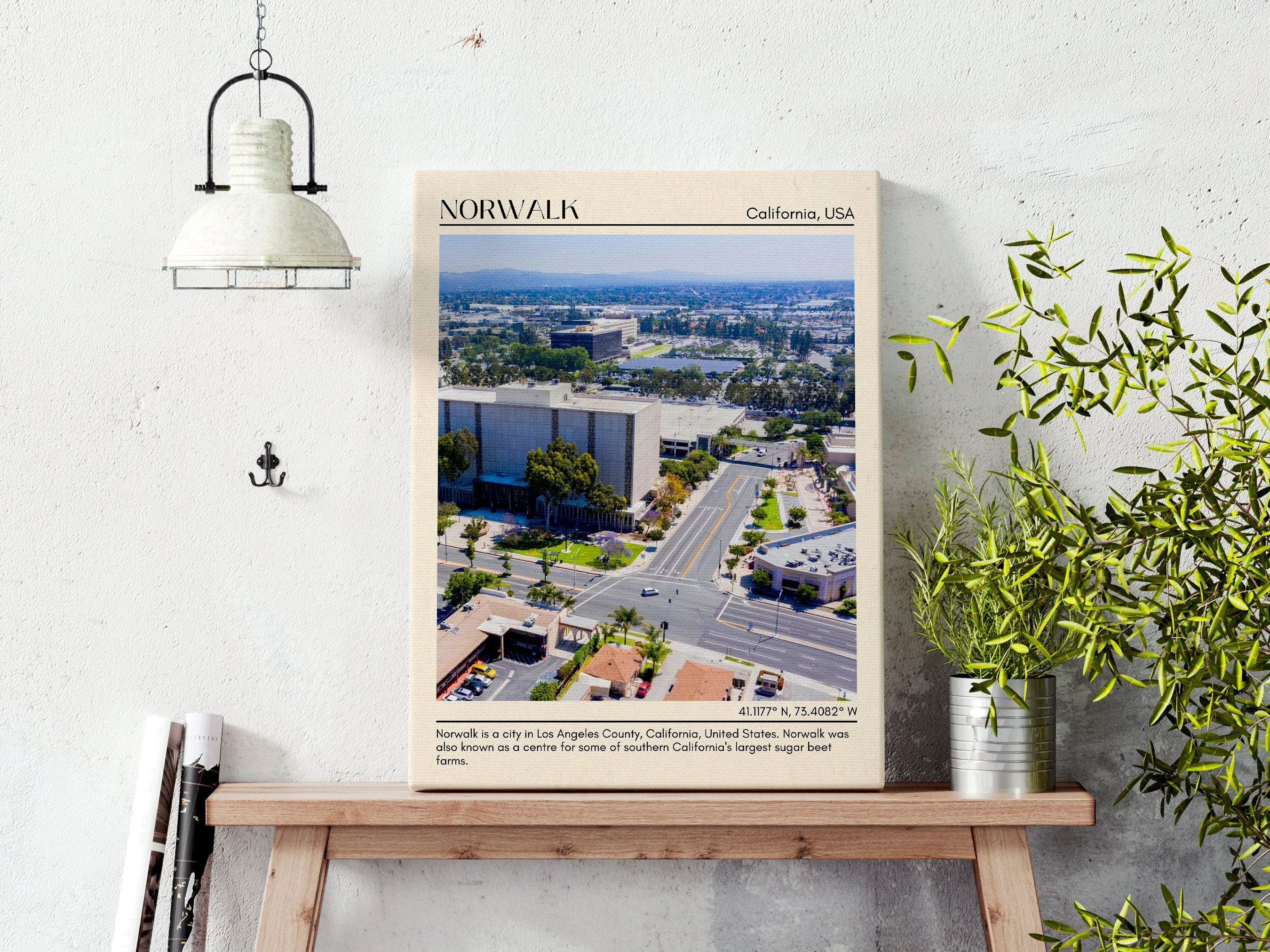 Norwalk Minimal Wall Art, California, USA