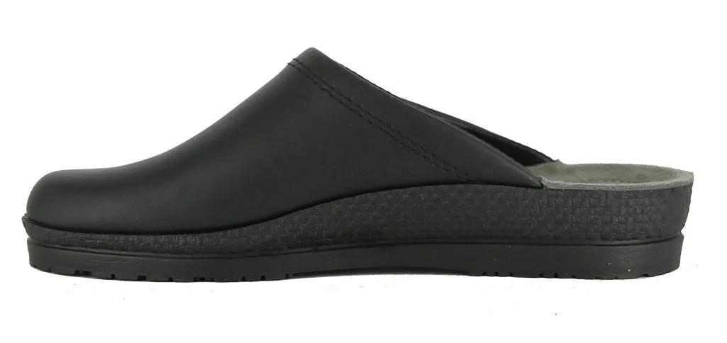 'Nuestadt' men's wide fit (H) clogs - Black