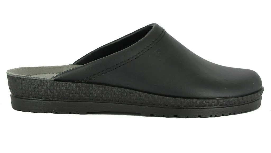 'Nuestadt' men's wide fit (H) clogs - Black