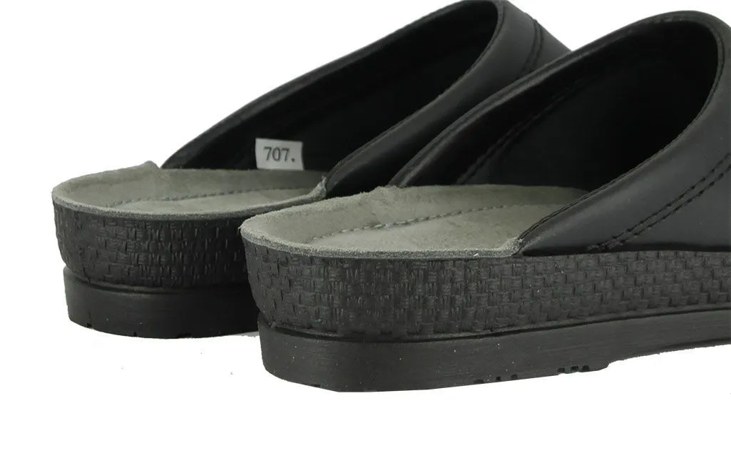 'Nuestadt' men's wide fit (H) clogs - Black