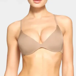 NWT Skims Women’s Tan Wireless Form Super Push-Up Bra in Color Sand - size 34DD