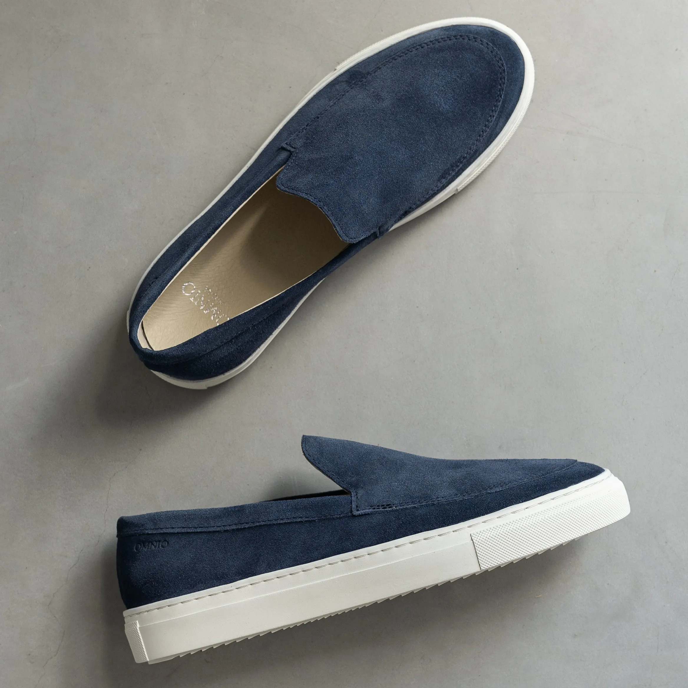 Omnio Malton Loafer Indigo Suede