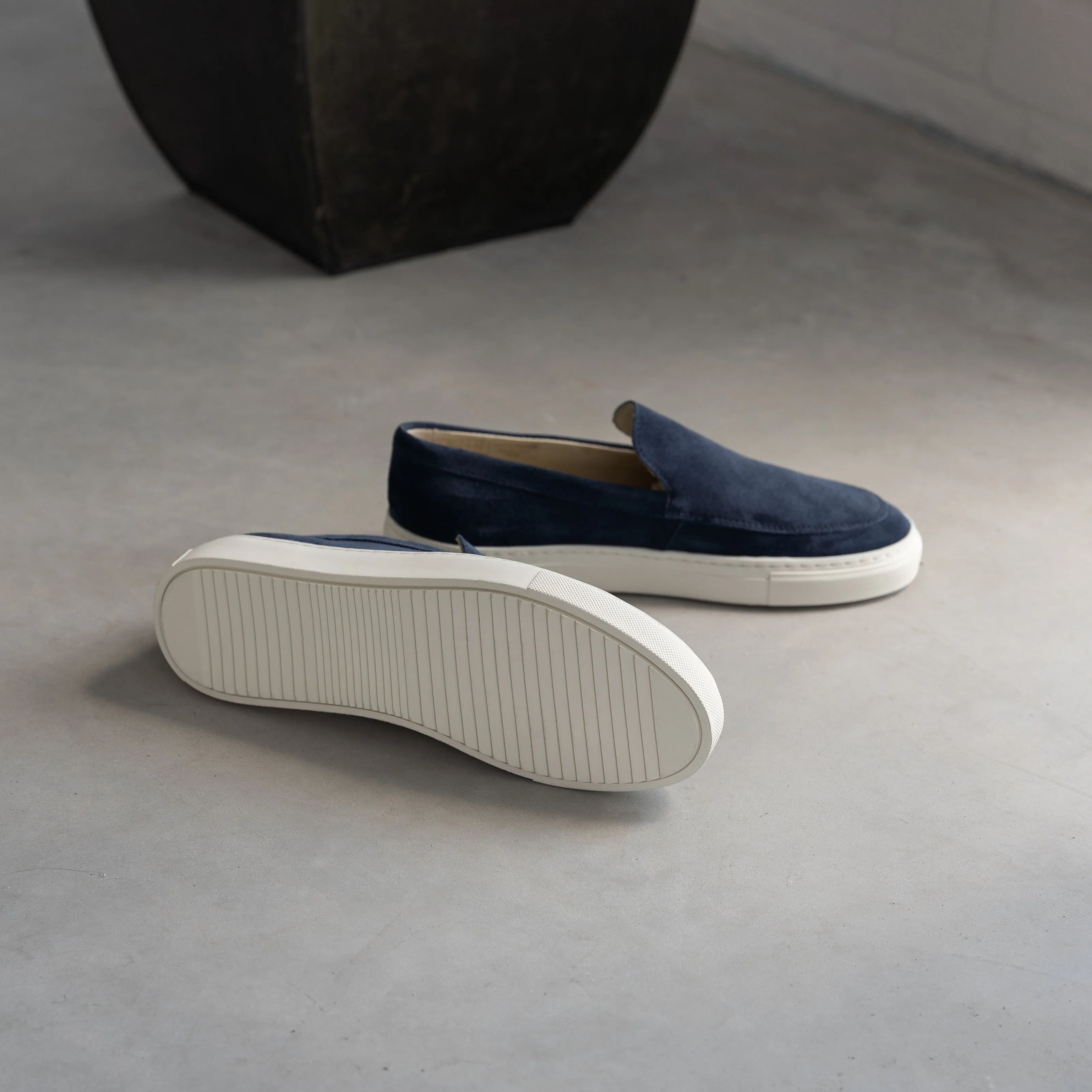 Omnio Malton Loafer Indigo Suede