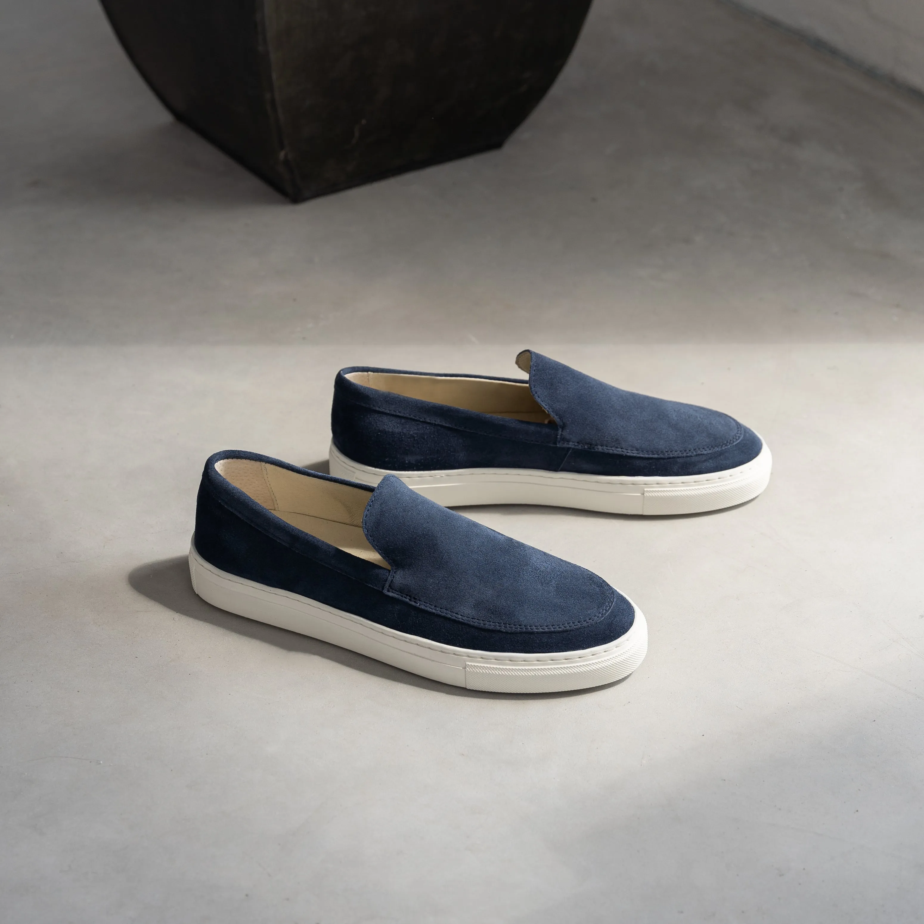 Omnio Malton Loafer Indigo Suede