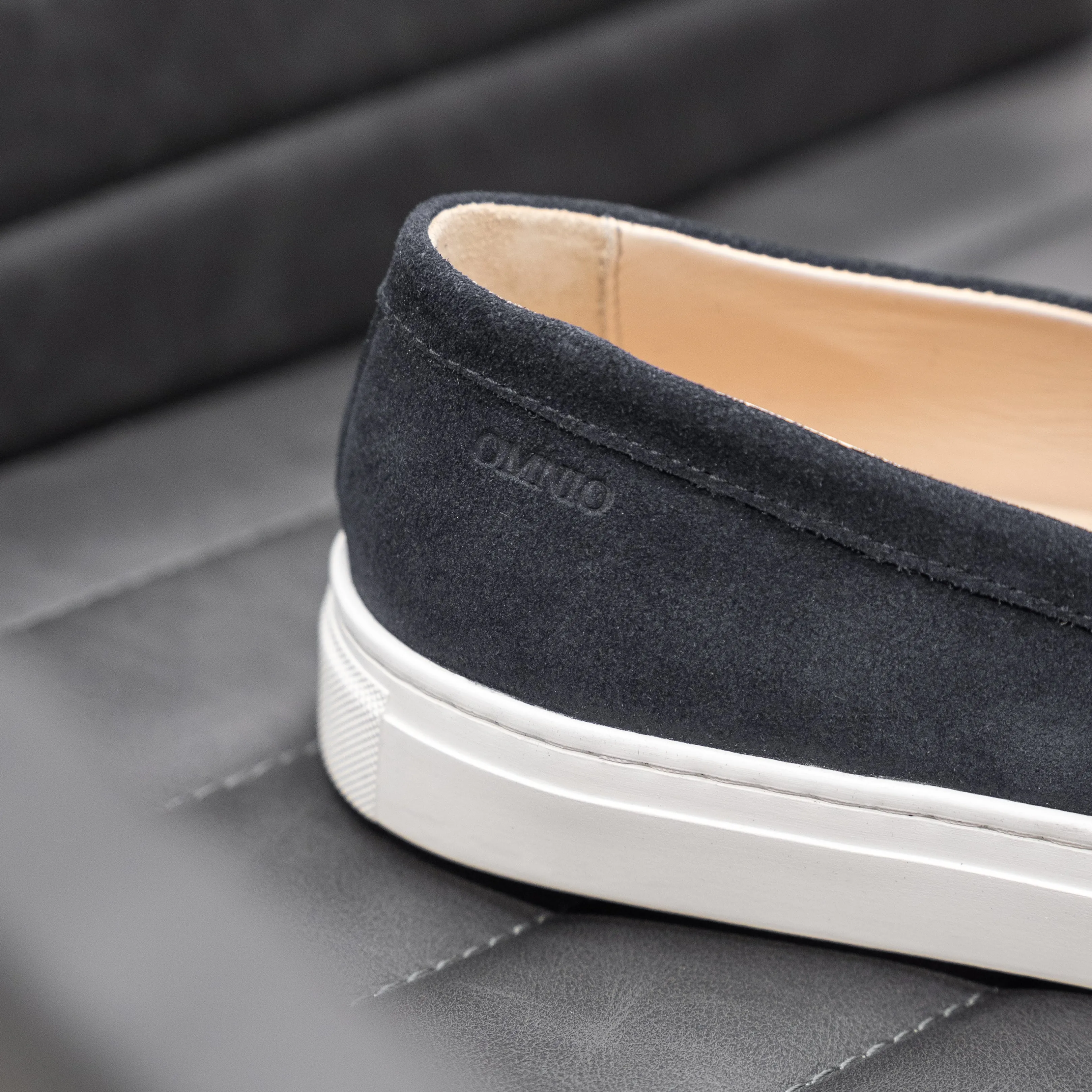 Omnio Malton Loafer Navy Suede