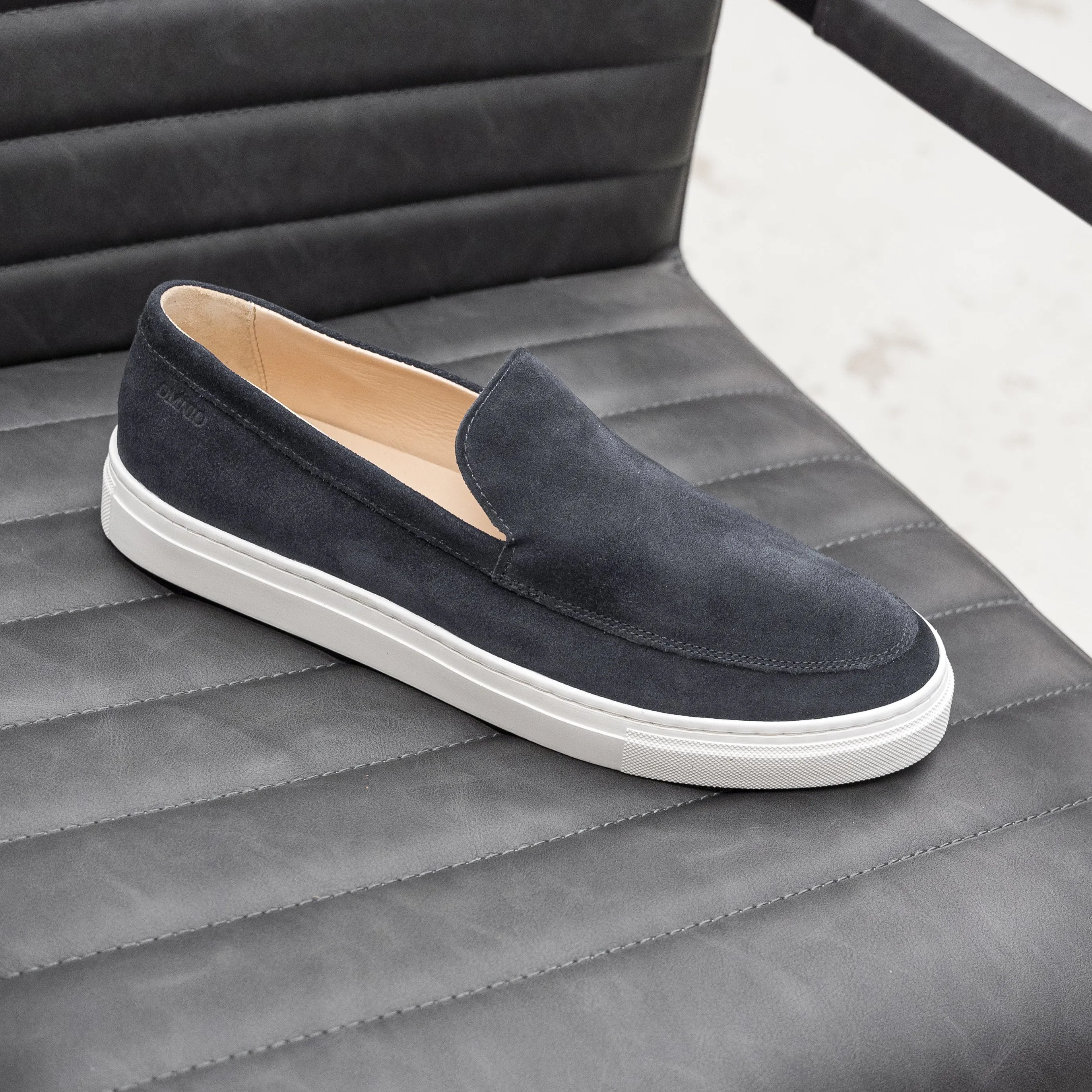 Omnio Malton Loafer Navy Suede
