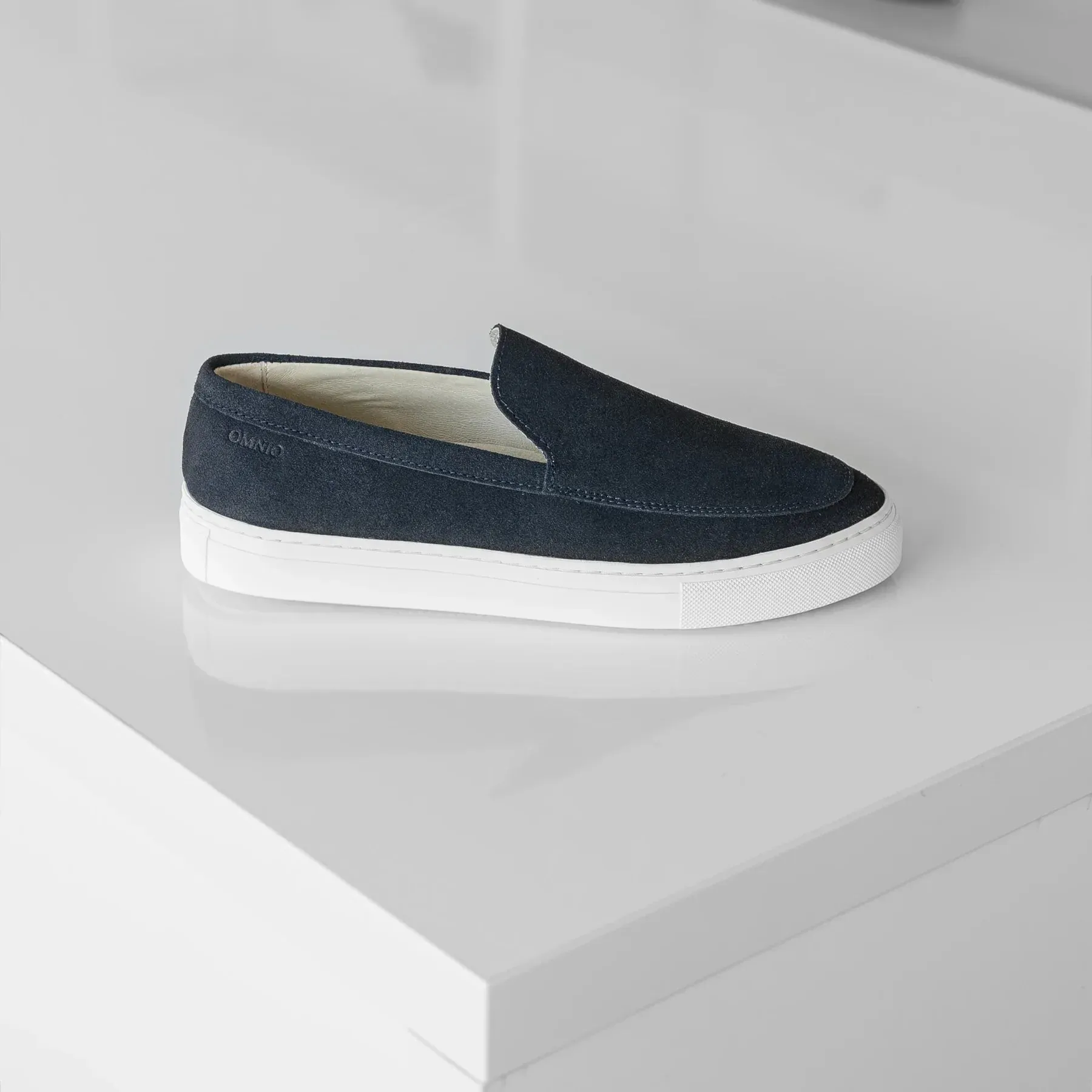 Omnio Malton Loafer Super Blue Suede