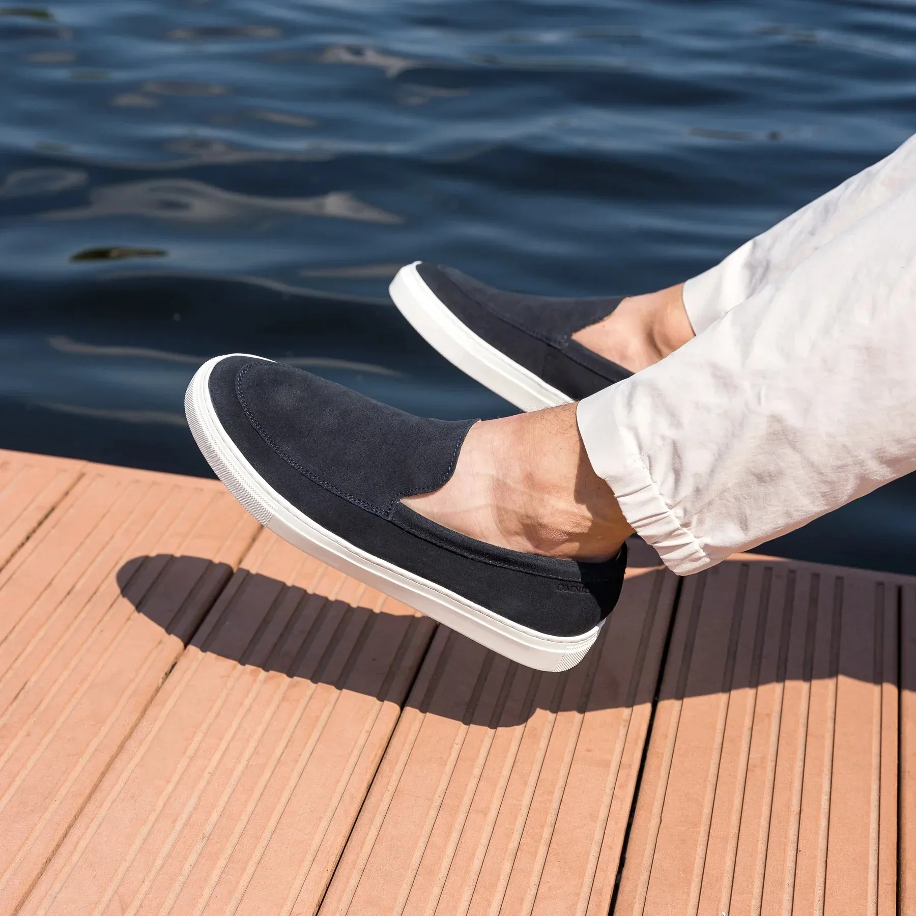 Omnio Malton Loafer Super Blue Suede