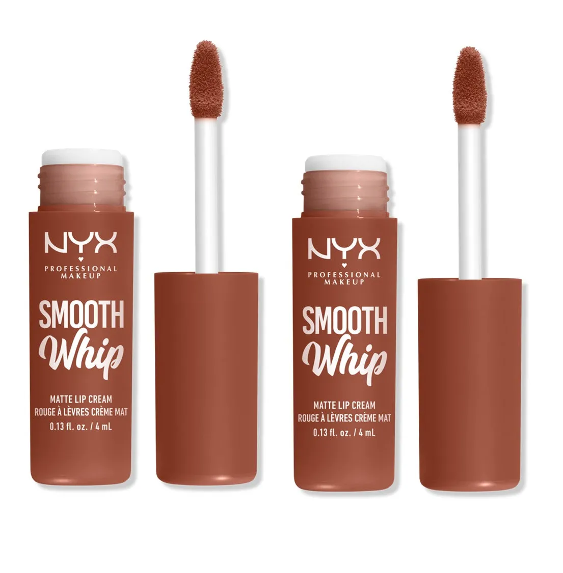 Pack of 2 NYX Professional Makeup Smooth Whip Matte Lip Cream, Faux Fear WMLC06