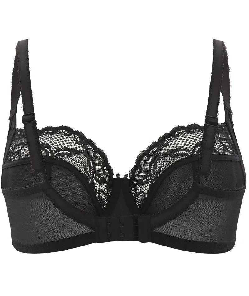 Panache Jasmine Underwired Balconnet Bra - Black