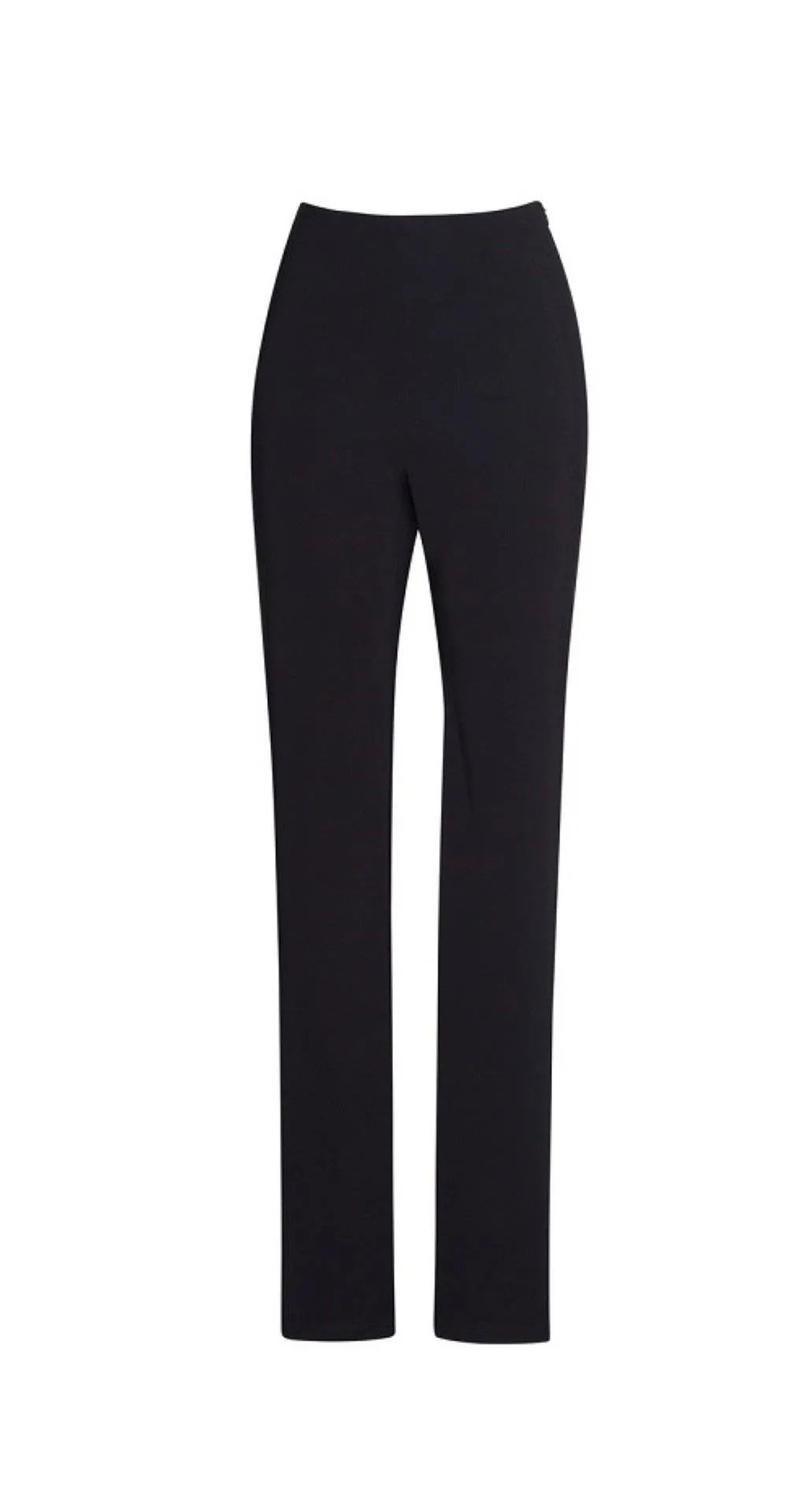 PAULA RYAN ESSENTIALS Waisted Cigarette Pant - Microjersey Navy