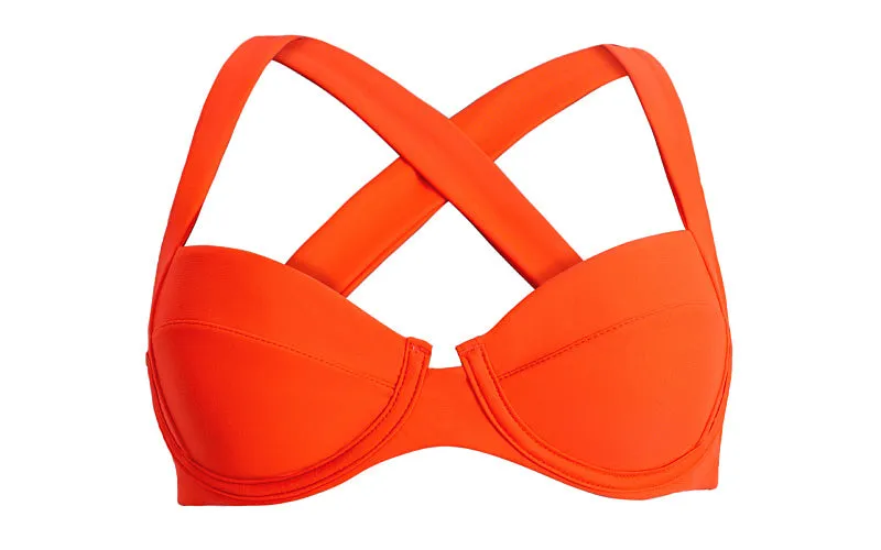 Perla Halter-Basic Ruched Bikini