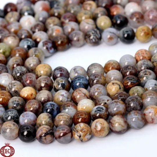 Pietersite Beads Smooth Round