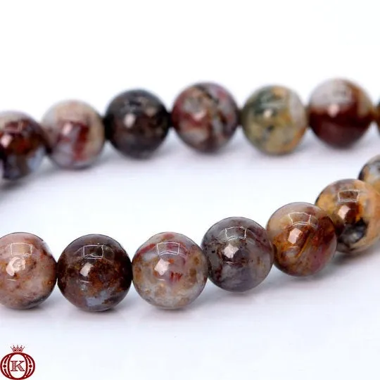 Pietersite Beads Smooth Round