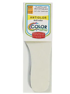 Plantillas para Zapatos Antiolor Multitalla Recortables, 1 Par 'Color Latino' - ID: 19781