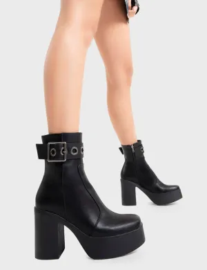 Pluto Platform Ankle Boots