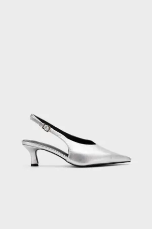 POINTY TOE SLINGBACK HEEL PUMP