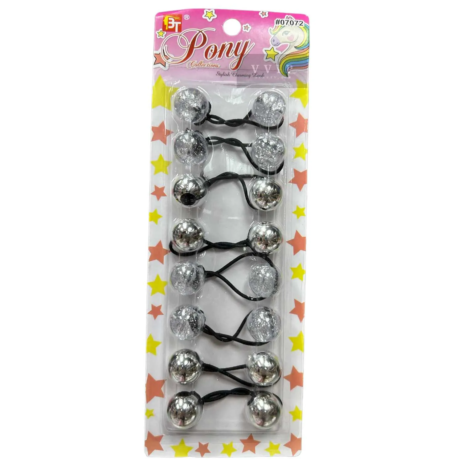 Ponytail Holders 20 mm (KIDS)-8PCS #07072 (31.135)