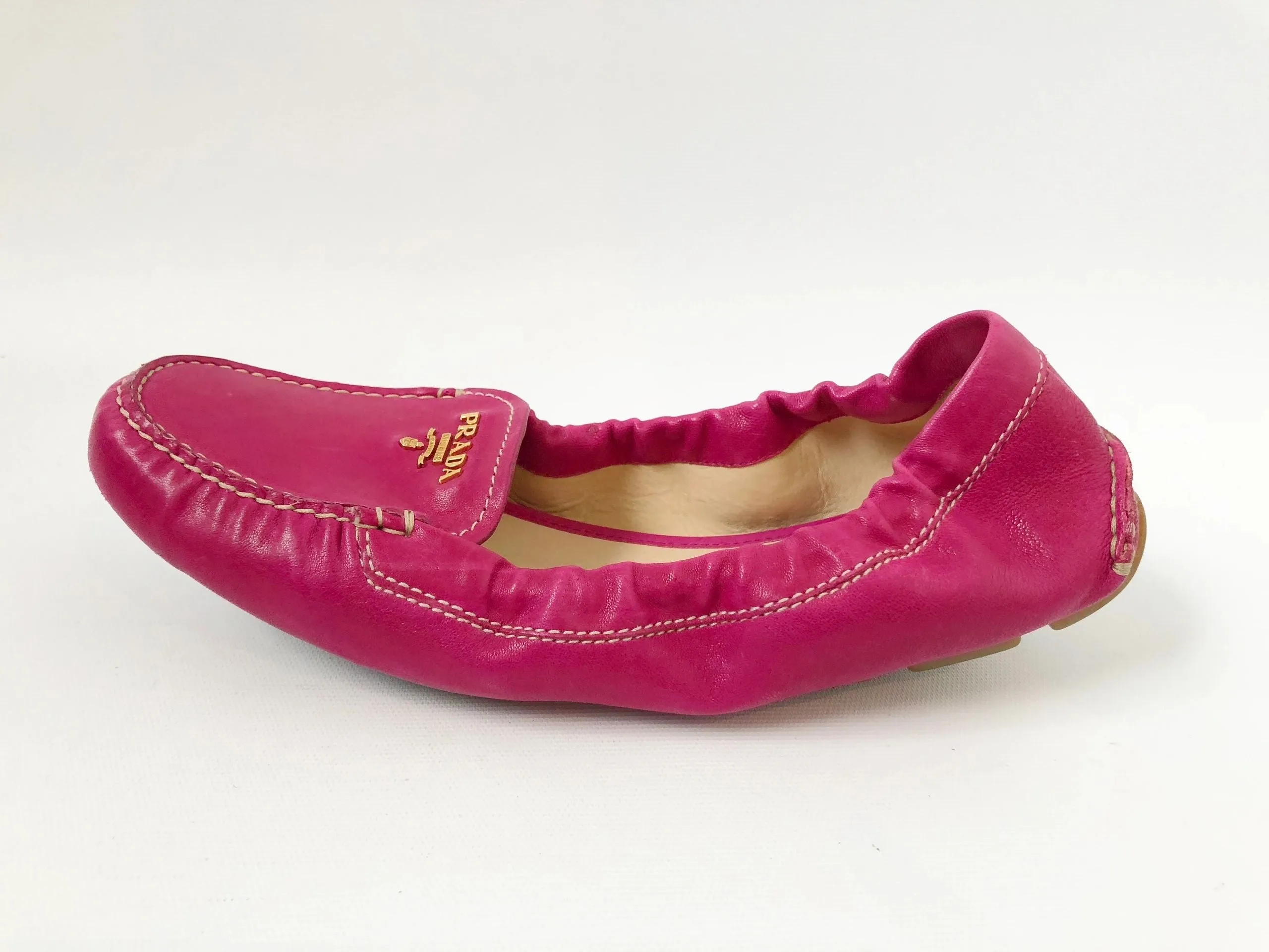 Prada Driving Moccasin Size 40.5 It (10.5 Us)